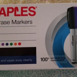 Staples brand dry erase markers